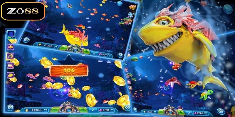 Hướng Dẫn Chơi Bắn Cá Ăn Xu ZO88 Mẹo Và Chiến Thuật Hiệu Quả 2 Giới thiệu tựa game Bắn cá ăn xu ZO88