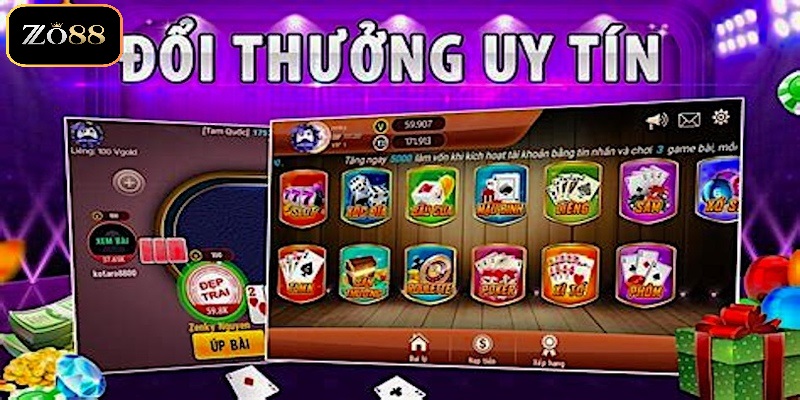 Game bài ZO88 3 Những tính năng nổi bật khi tham gia chơi bài